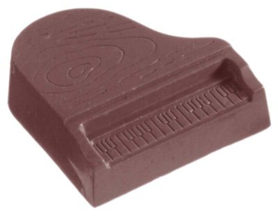 Chocolate World Frame Moulds - CW1008 - Piano - 15gm - 37x36x12mm