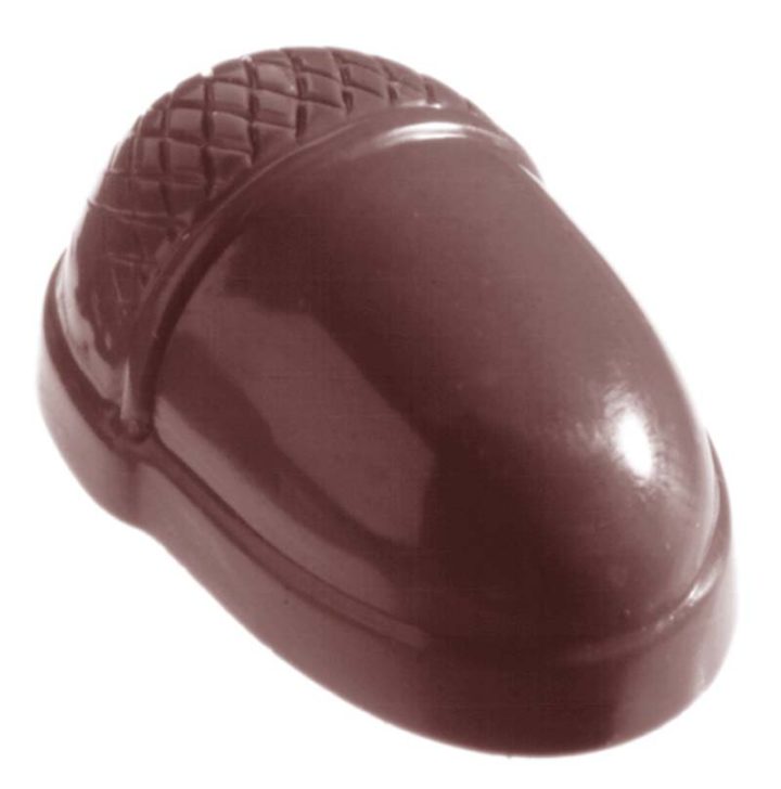 Chocolate World Frame Moulds - CW1014 - Acorn - 14gm - 41x26x18mm