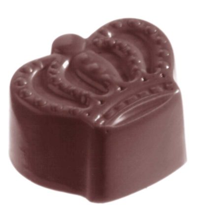 Chocolate World Frame Moulds - CW1028 - Crown - 15gm - 33x27x19mm