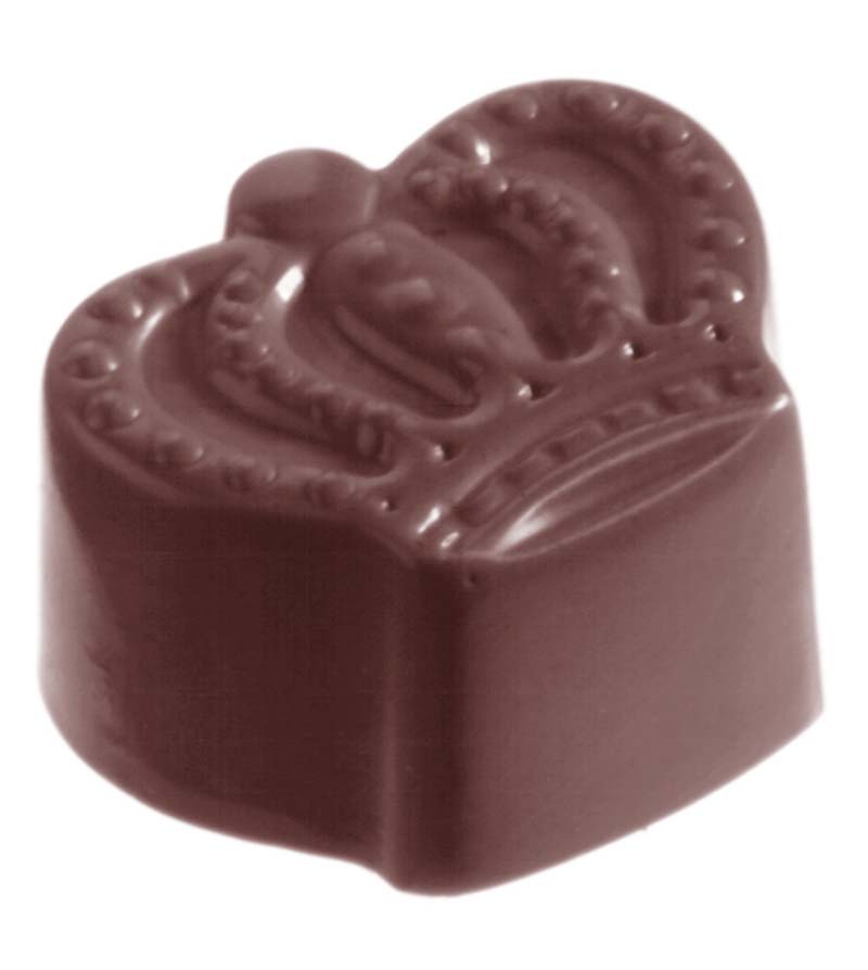 Chocolate World Frame Moulds - CW1028 - Crown - 15gm - 33x27x19mm