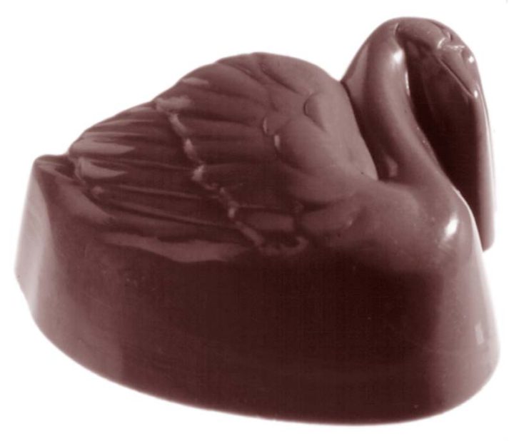 Chocolate World Frame Moulds - CW1056 - Swan - 16gm - 34x38x17mm