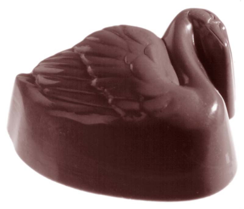 Chocolate World Frame Moulds - CW1056 - Swan - 16gm - 34x38x17mm