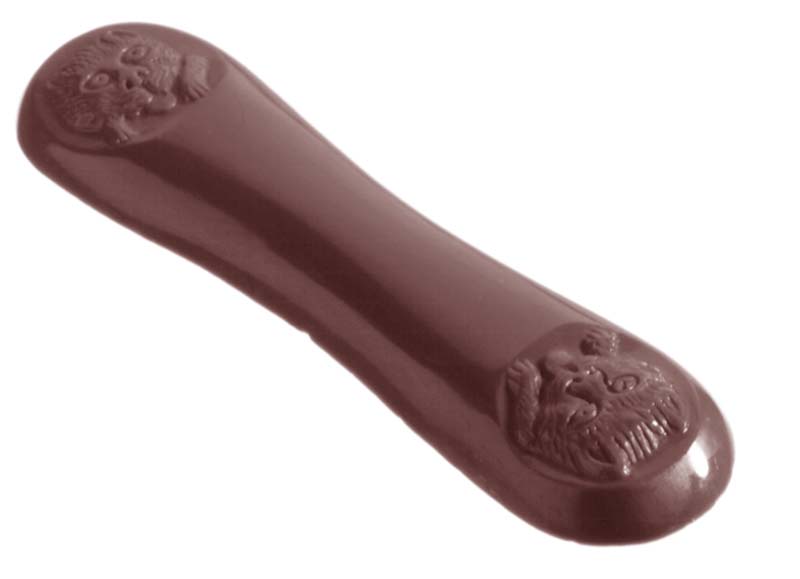 Chocolate World Frame Moulds - CW1062 - Cat'S Tongue - 6gm - 71x18x5mm