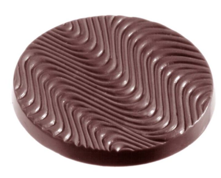 Chocolate World Frame Moulds - CW1077 - Florentine Ø 49mm - 9gm - 49x49x4mm