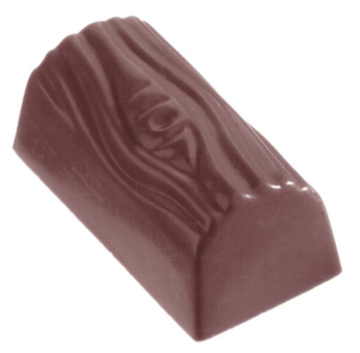 Chocolate World Frame Moulds - CW1080 - Block Long - 7gm - 35x18x15mm