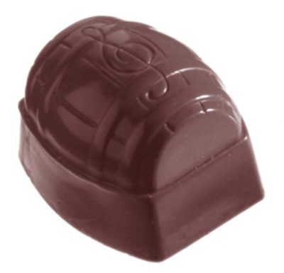 Chocolate World Frame Moulds - CW1085 - Barrel - 15gm - 32x28x23mm