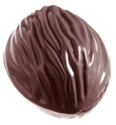 Chocolate World Frame Moulds - CW1093 - Nut Double - 7.5gm - 37x29x14mm