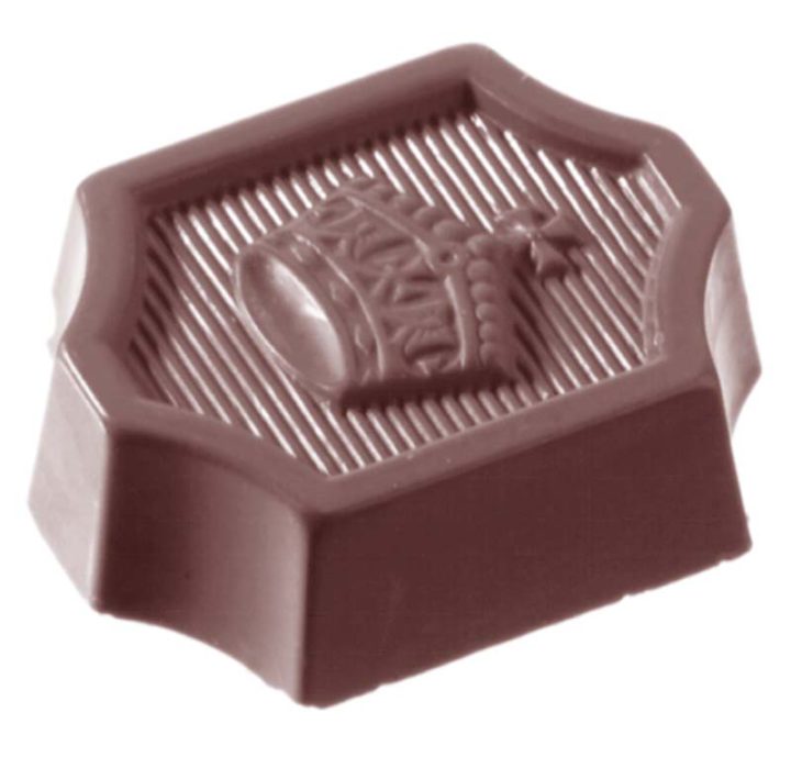 Chocolate World Frame Moulds - CW1099 - Crown - 15gm - 41x33x14mm