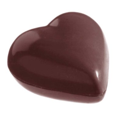 Chocolate World Frame Moulds - CW1106 - Heart 2 X 7