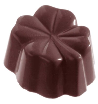 Chocolate World Frame Moulds - CW1113 - Clover - 13gm - 32x30x17mm