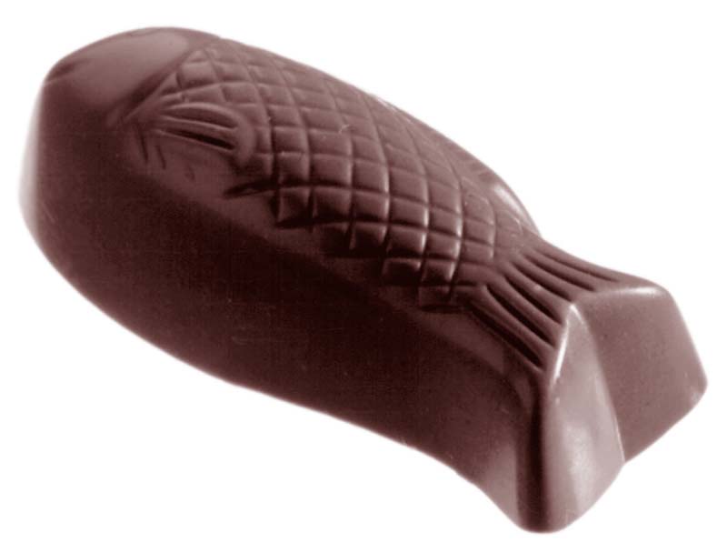 Chocolate World Frame Moulds - CW1121 - Fish Small - 14gm - 53x22x17mm