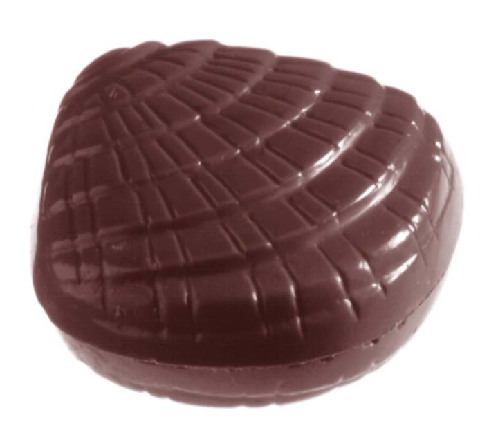 Chocolate World Frame Moulds - CW1126 - Oyster - 7.5gm - 39x36x9mm