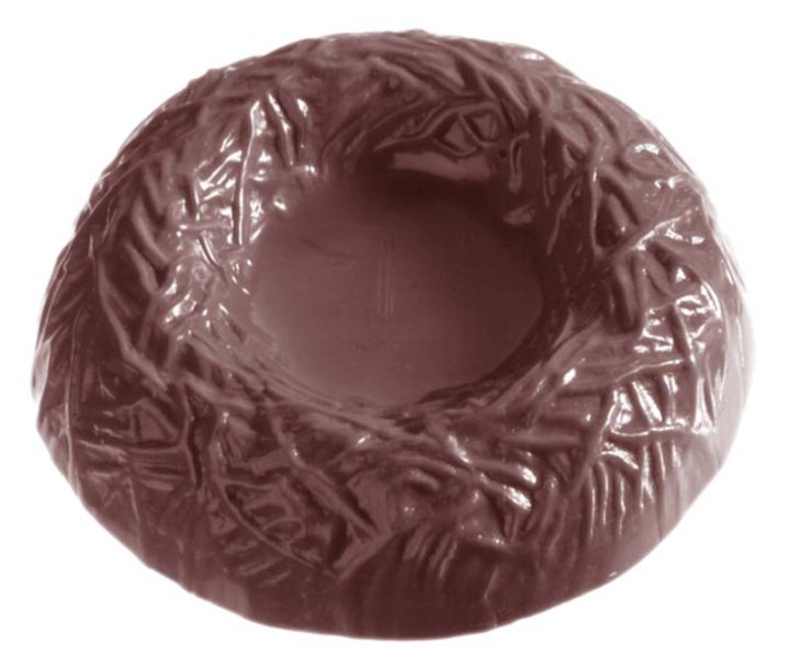 Chocolate World Frame Moulds - CW1136 - Birdsnest Large - 88gm - 85x85x20mm