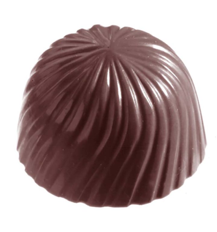 Chocolate World Frame Moulds - CW1140 - Cap - 10gm - 29x29x19mm