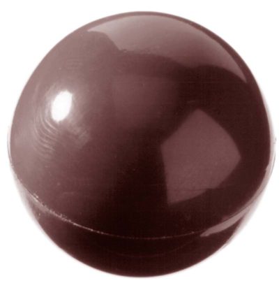 Chocolate World Frame Moulds - CW1158 - Half Sphere Ø 25mm - 4gm - 25x25x12.5mm