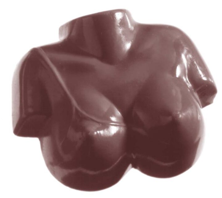 Chocolate World Frame Moulds - CW1159 - Bust - 12gm - 31x37x16mm