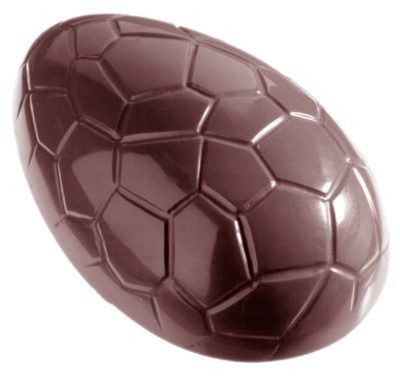Chocolate World Frame Moulds - CW1161 - Egg Kroko 70mm - 50gm - 70x46x23mm