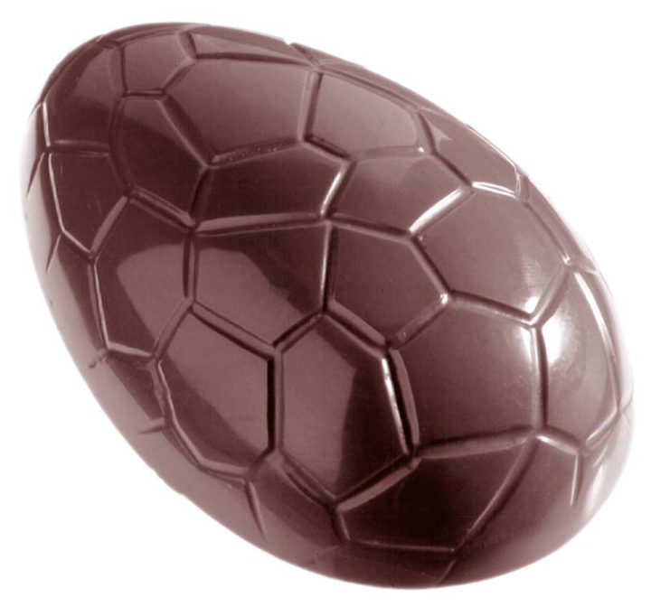 Chocolate World Frame Moulds - CW1161 - Egg Kroko 70mm - 50gm - 70x46x23mm