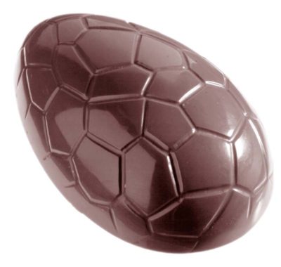 Chocolate World Frame Moulds - CW1162 - Egg Kroko 80mm - 78gm - 80x53x26mm