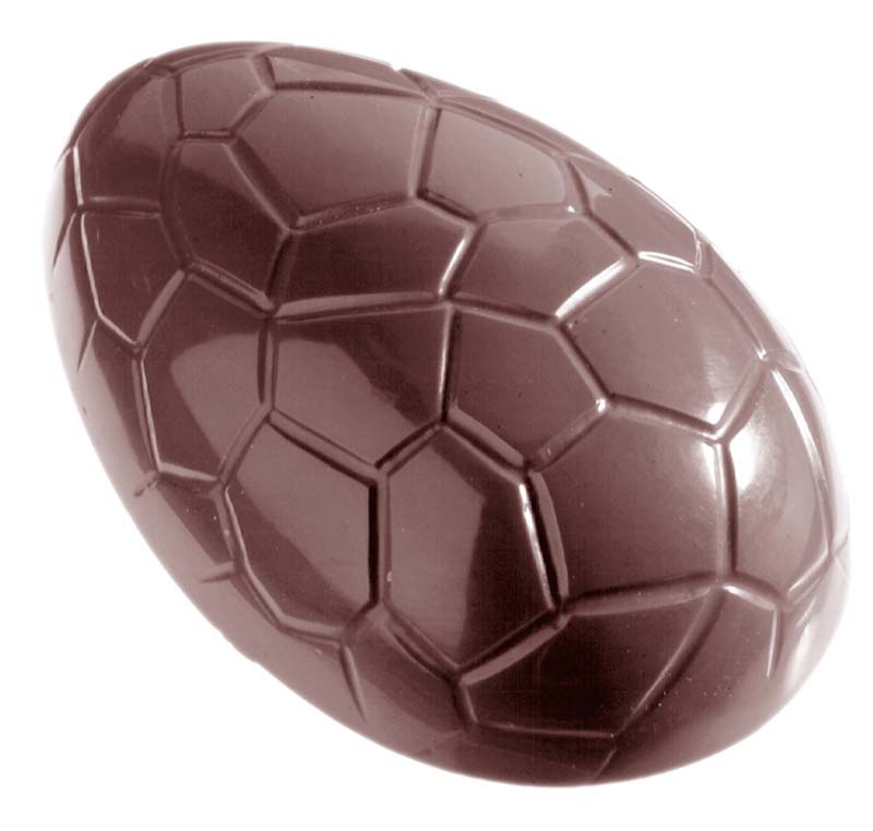 Chocolate World Frame Moulds - CW1163 - Egg Kroko 88mm - 100gm - 88x57x28mm