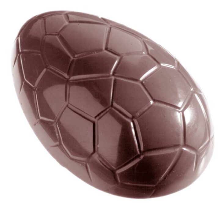 Chocolate World Frame Moulds - CW1164 - Egg Kroko 96mm - 137gm - 96x64x32mm