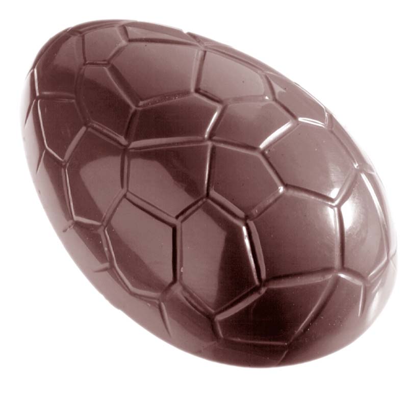 Chocolate World Frame Moulds - CW1164 - Egg Kroko 96mm - 137gm - 96x64x32mm