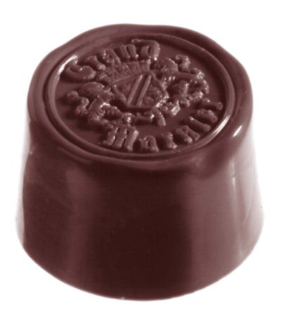 Chocolate World Frame Moulds - CW1166 - Grand Marnier Round - 17gm - 30x30x21mm