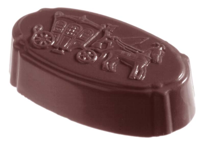 Chocolate World Frame Moulds - CW1176 - Karos - 15gm - 45x25x13mm