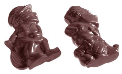 Chocolate World Frame Moulds - CW1181 - Sports Figures 3 Fig. - 30gm - 80x50x14mm