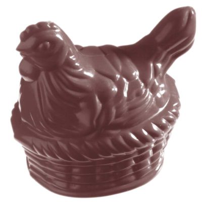 Chocolate World Frame Moulds - CW1184 - Chicken On Nest - 109gm - 79x83x30mm