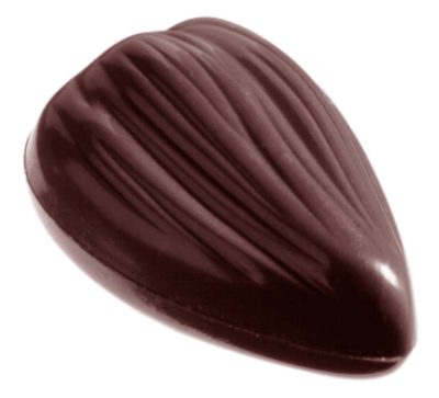Chocolate World Frame Moulds - CW1190 - Almond Kernel - 10gm - 41x30x11mm