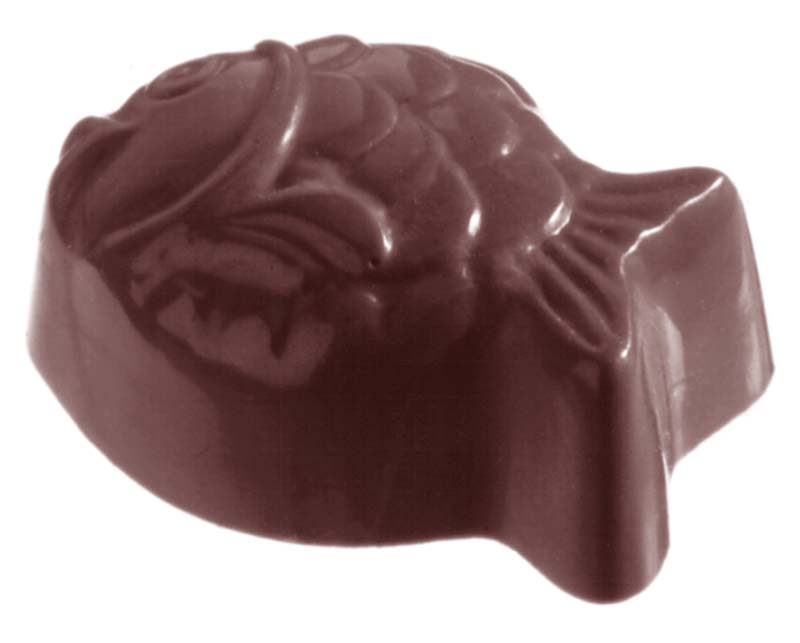 Chocolate World Frame Moulds - CW1192 - Small Fish High - 13gm - 36x28x17mm