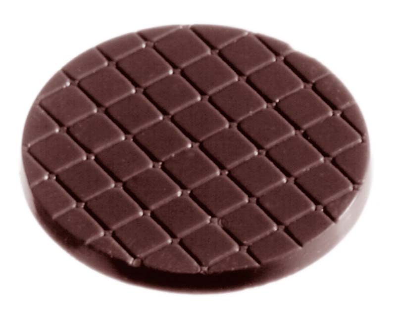 Chocolate World Frame Moulds - CW1200 - Base Ø 26mm - 1gm - 26x26x2mm