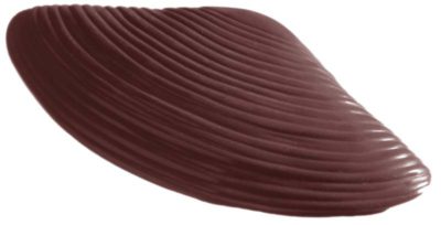 Chocolate World Frame Moulds - CW1201 - Zebra Mussel Large - 420gm - 240x125x27mm