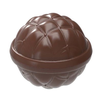 Chocolate World Frame Moulds - CW12043 - Chesterfield Chocolate Bomb Ø 50mm - 31gm - 50x50x22.5mm