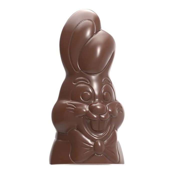 Chocolate World Frame Moulds - CW12053 - Bust Easter Bunny - 75gm - 114x59x23mm