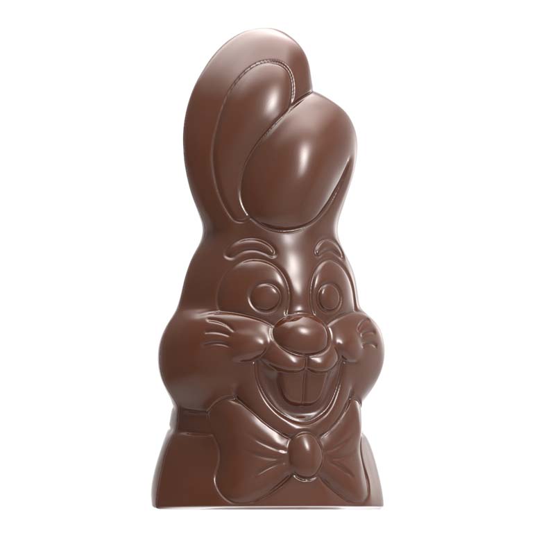 Chocolate World Frame Moulds - CW12053 - Bust Easter Bunny - 75gm - 114x59x23mm