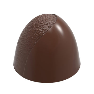 Chocolate World Frame Moulds - CW12092 - Semi-Textured American Truffle - 10gm - 27x27x22.5mm