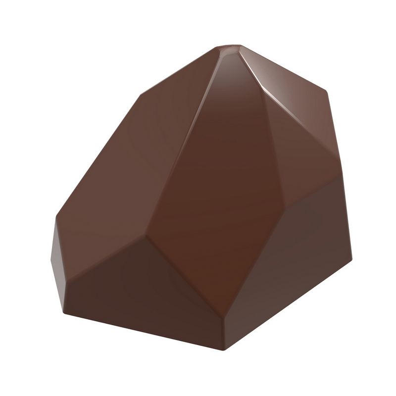 Chocolate World Frame Moulds - CW12100 - The Crystal - Dutch Pastry Team - 9.5gm - 31x26x30mm