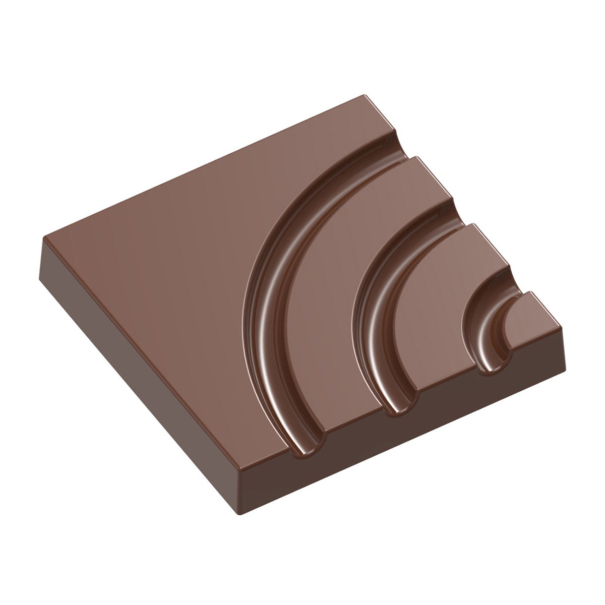 Chocolate World Frame Moulds - CW12103 - Karak With Arches - 5gm - 30.6x30.6x5mm
