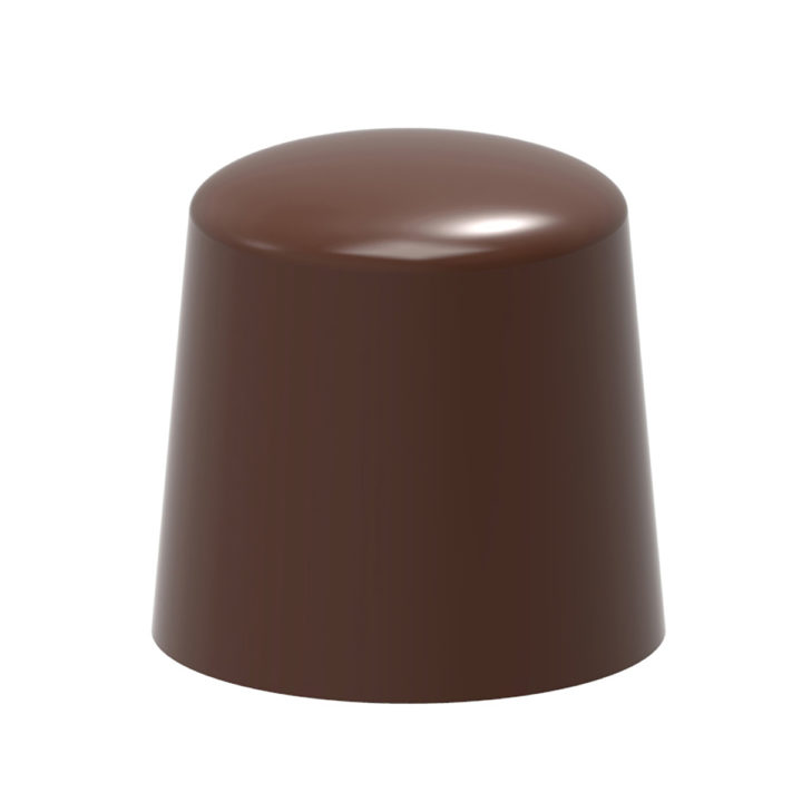 Chocolate World Frame Moulds - CW12114 - Rounded Cilinder - Lana Orlova Bauer - 12.7gm - 26x26x25mm