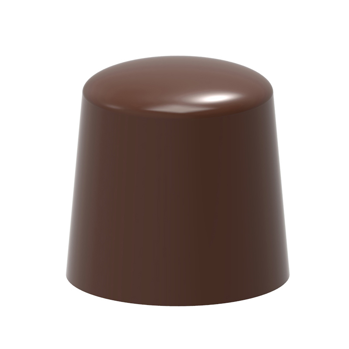 Chocolate World Frame Moulds - CW12114 - Rounded Cilinder - Lana Orlova Bauer - 12.7gm - 26x26x25mm