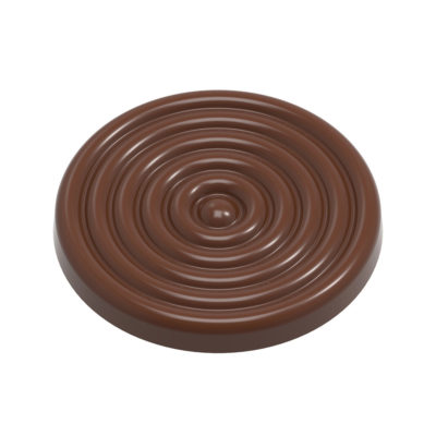 Chocolate World Frame Moulds - CW12117 - Caraque Rings Of Saturn - Nora Chokladskola Ab - 8gm - 45x45x5mm