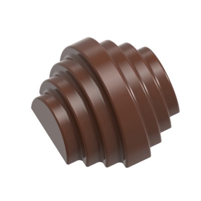 Chocolate World Frame Moulds - CW12124 - Tourage - Dutch Pastry Team - 9.75gm - 31x28.5x19mm