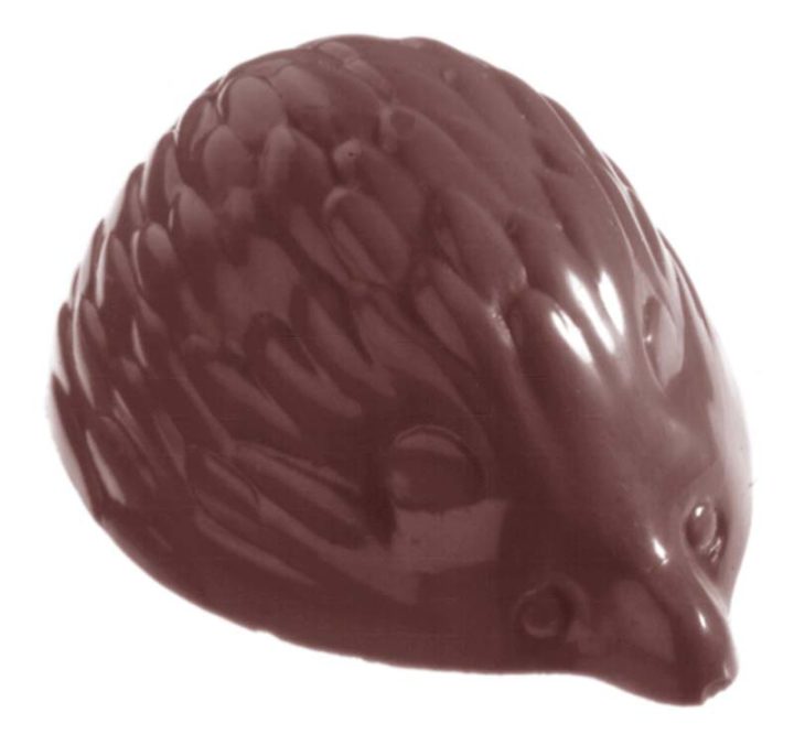 Chocolate World Frame Moulds - CW1213 - Hedgehog - 24gm - 52x38x23mm