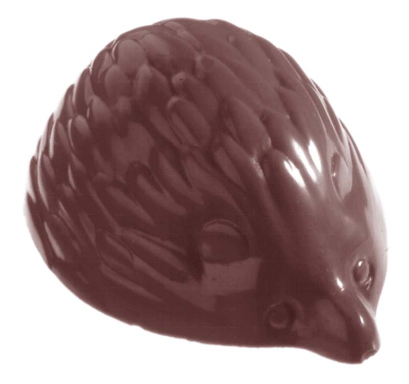 Chocolate World Frame Moulds - CW1213 - Hedgehog - 24gm - 52x38x23mm