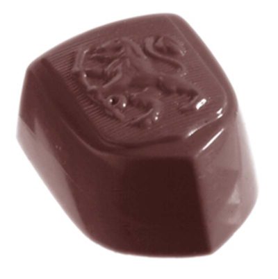 Chocolate World Frame Moulds - CW1220 - Lion On Shield - 16gm - 38x28x18mm