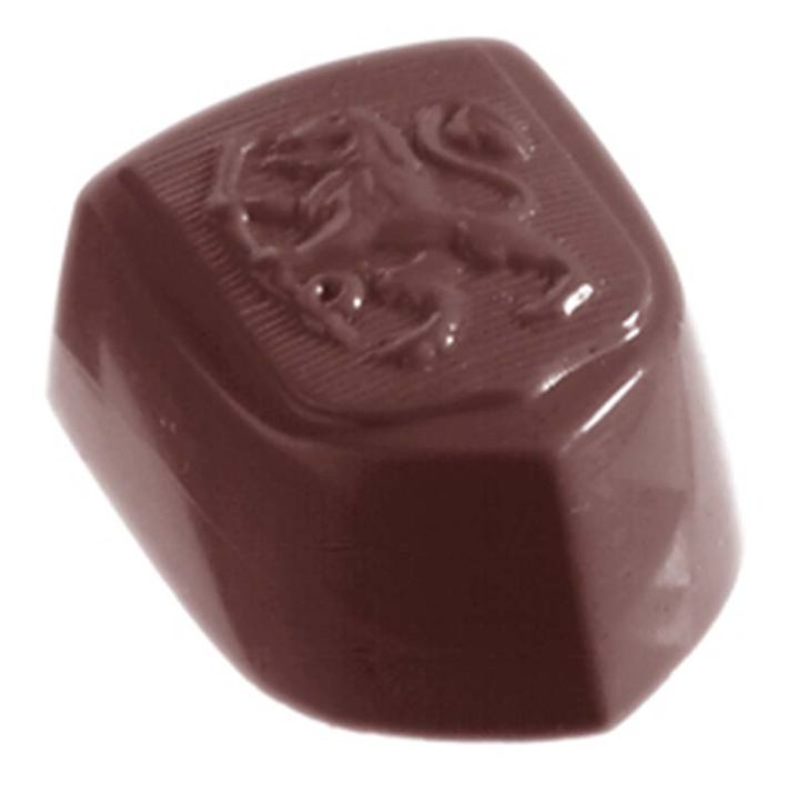 Chocolate World Frame Moulds - CW1220 - Lion On Shield - 16gm - 38x28x18mm
