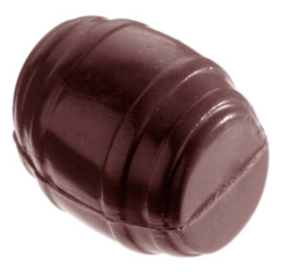Chocolate World Frame Moulds - CW1224 - Barrel Double - 7gm - 30x24x11mm