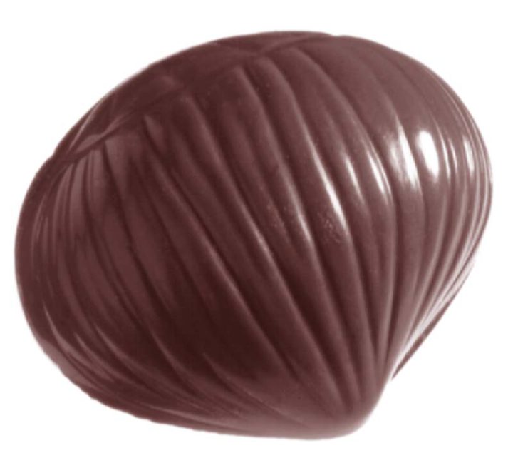 Chocolate World Frame Moulds - CW1235 - Chestnut Double - 8gm - 34x28x14mm